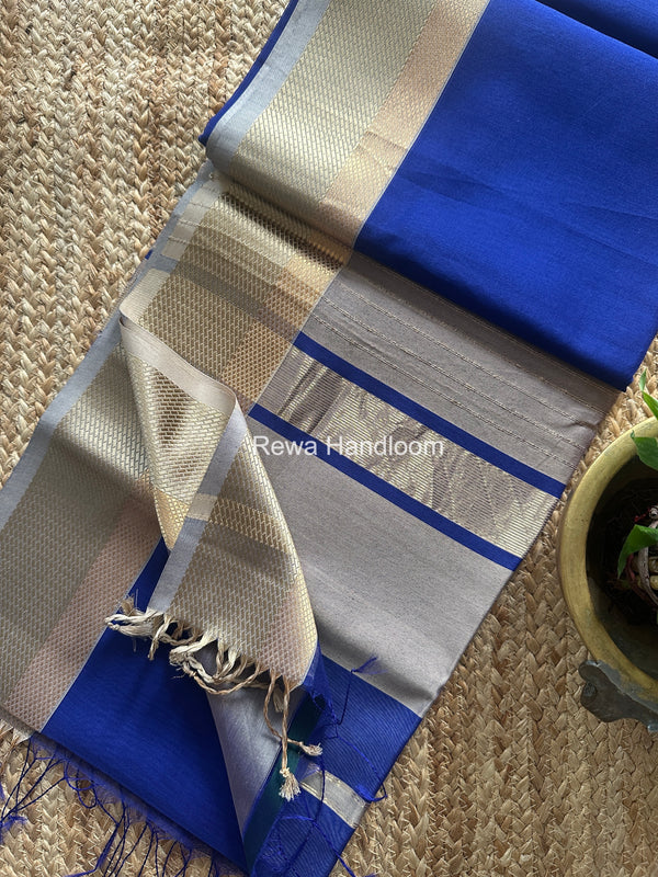 Maheshwari Resham Thread Border Saree