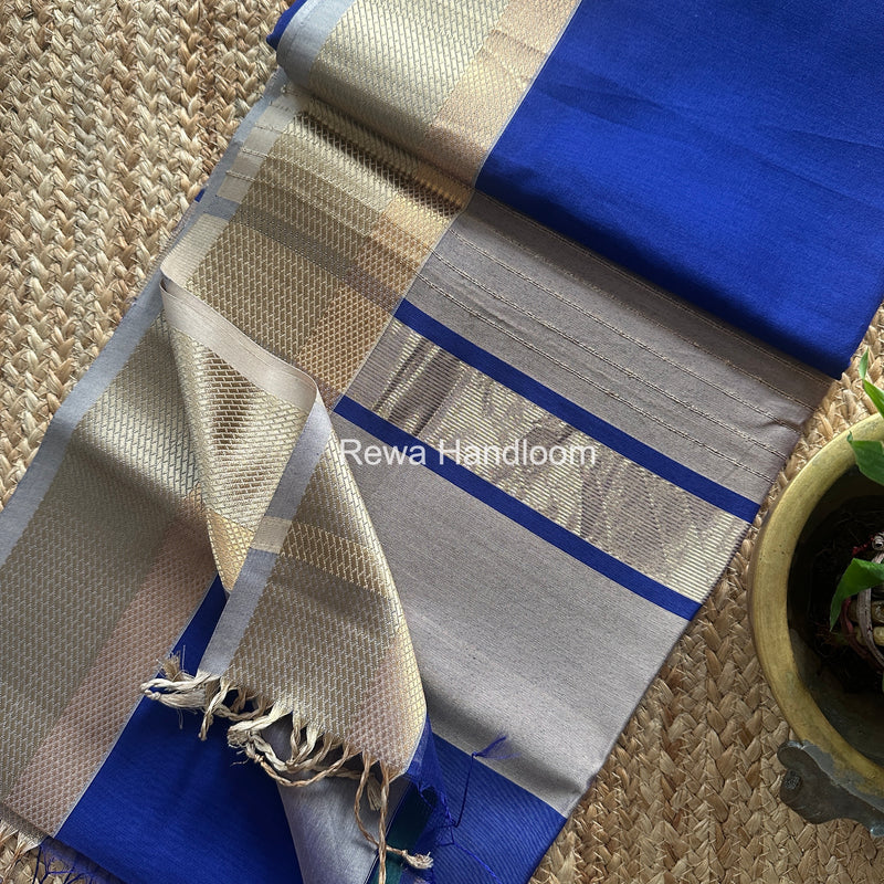 Maheshwari Resham Thread Border Saree