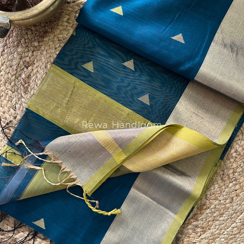  Zari Butti Maheshwari Saree