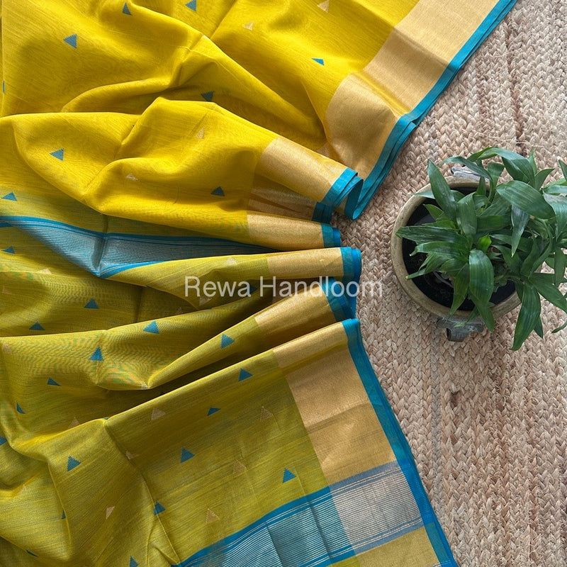  Zari Butti Maheshwari Saree