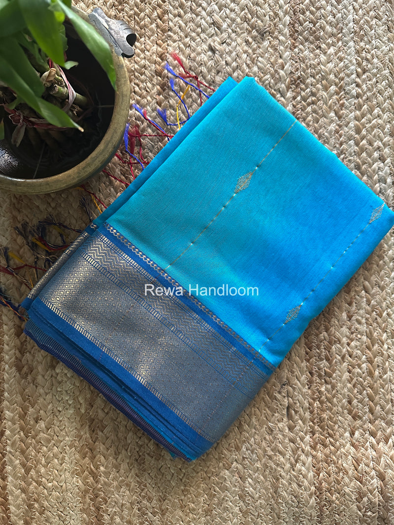 Maheshwari Morpankhi Shaded Butti Saree SBBS036