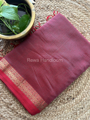 Maheshwari Garbha Reshami Silk Saree