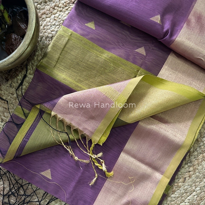  Zari Butti Maheshwari Saree