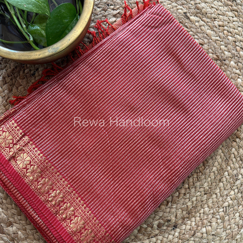 Maheshwari Garbha Reshami Silk Saree