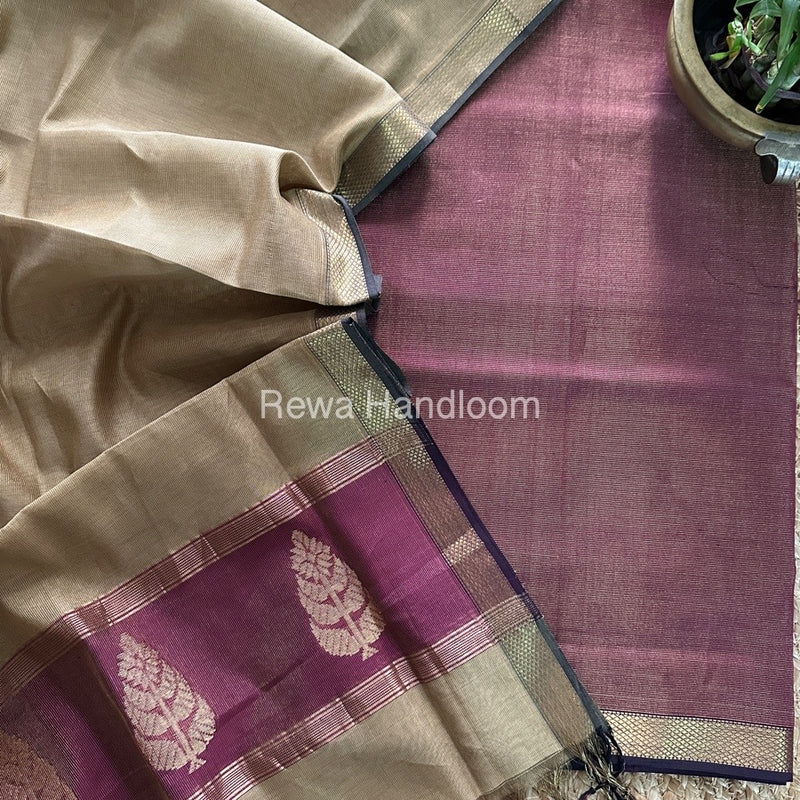 Maheshwari Tissue Butta Dress Material