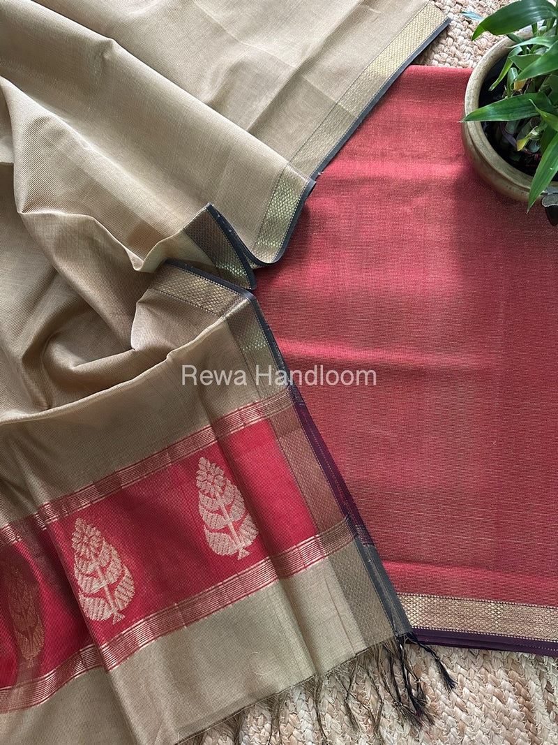 Maheshwari Tissue Butta Dress Material