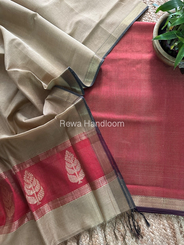 Maheshwari Tissue Butta Dress Material