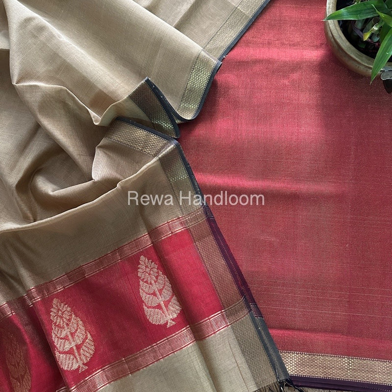 Maheshwari Tissue Butta Dress Material