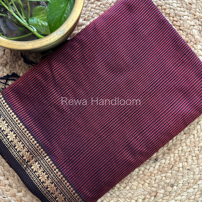Maheshwari Garbha Reshami Silk Saree