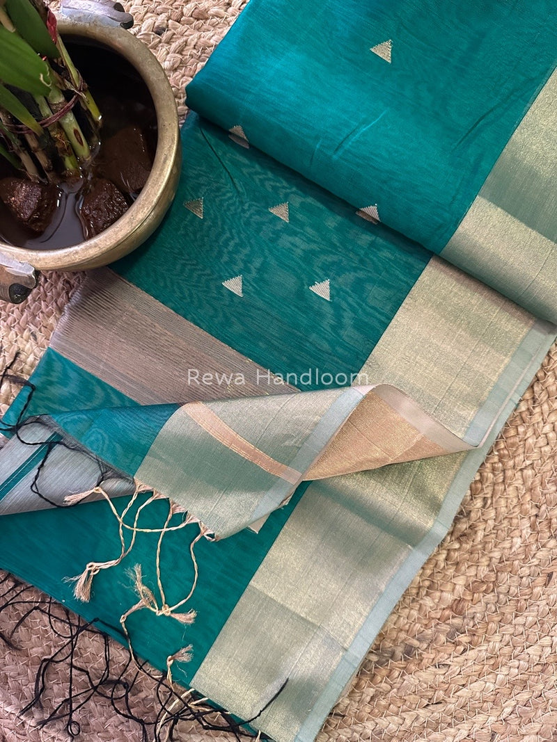  Zari Butti Maheshwari Saree