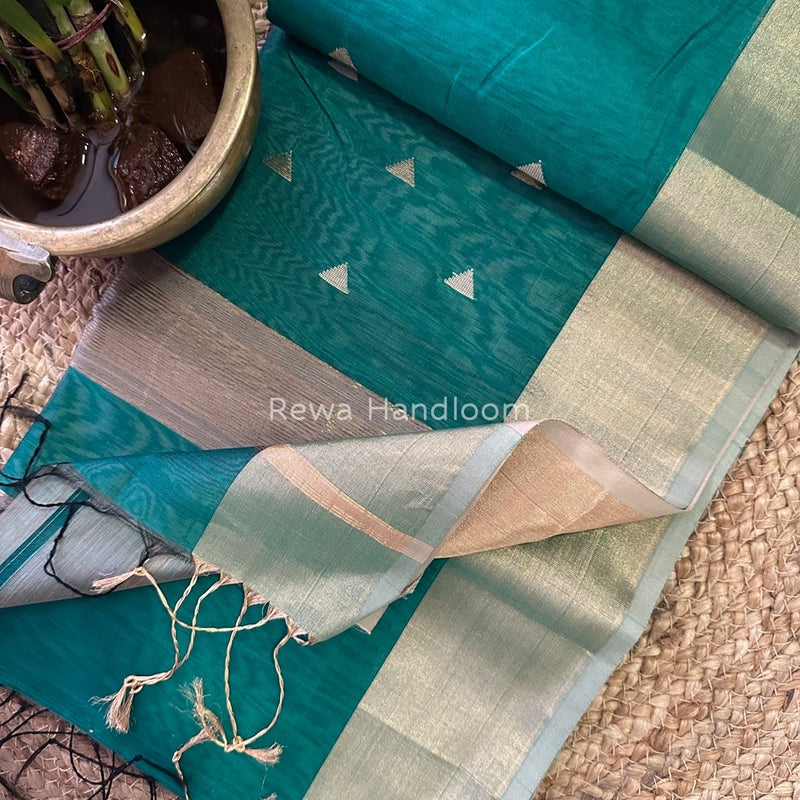  Zari Butti Maheshwari Saree