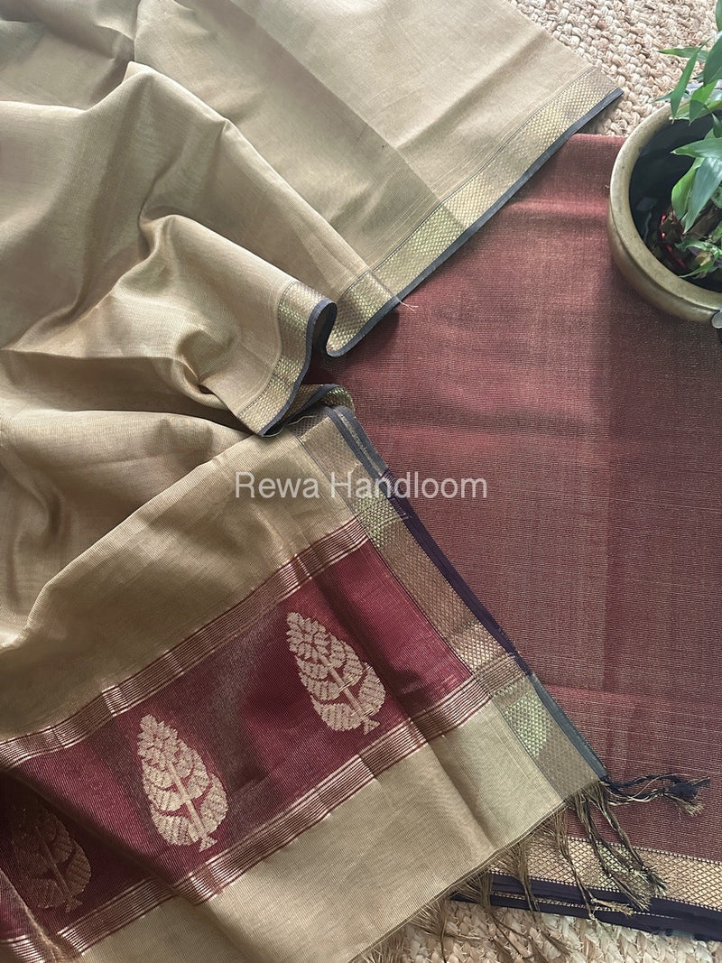 Maheshwari Tissue Butta Dress Material 