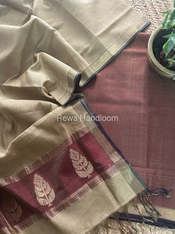 Maheshwari Tissue Butta Dress Material 