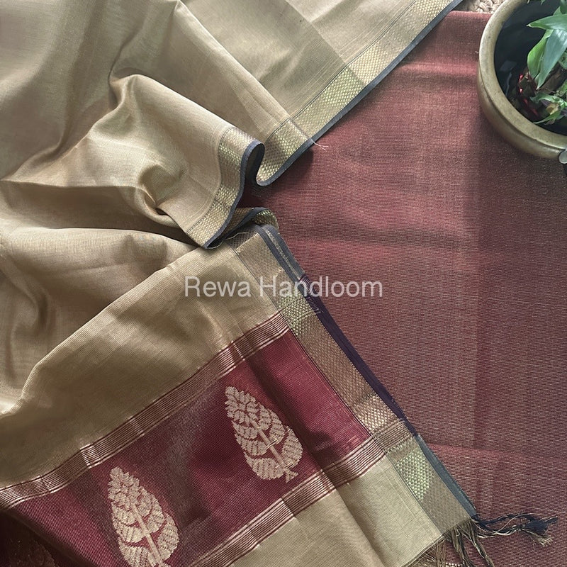 Maheshwari Tissue Butta Dress Material 