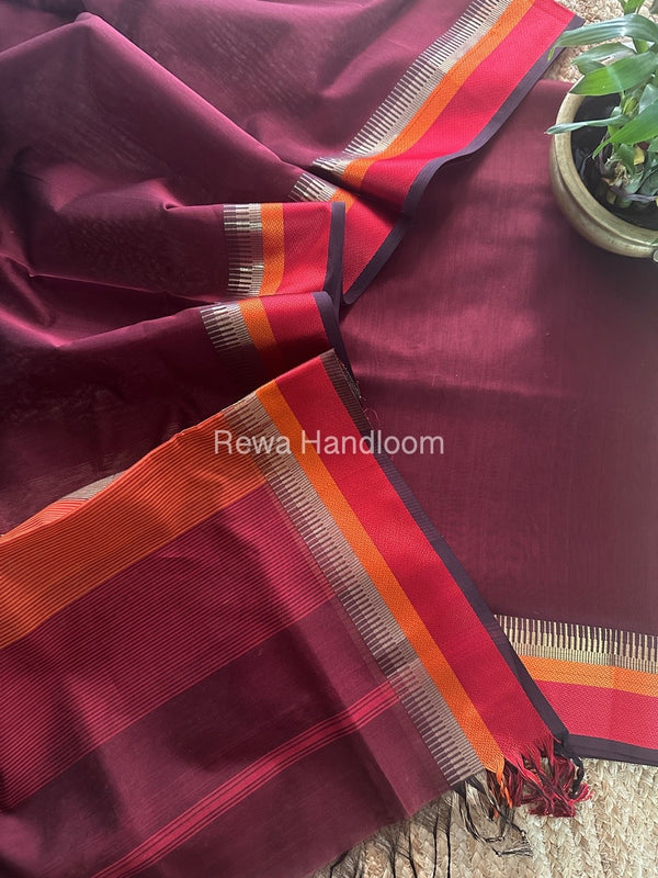 Maheshwari Multicolour Dress Material