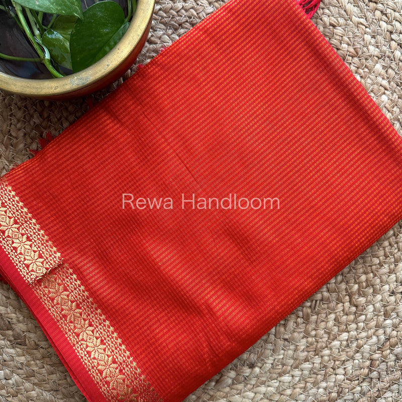 Maheshwari Garbha Reshami Silk Saree