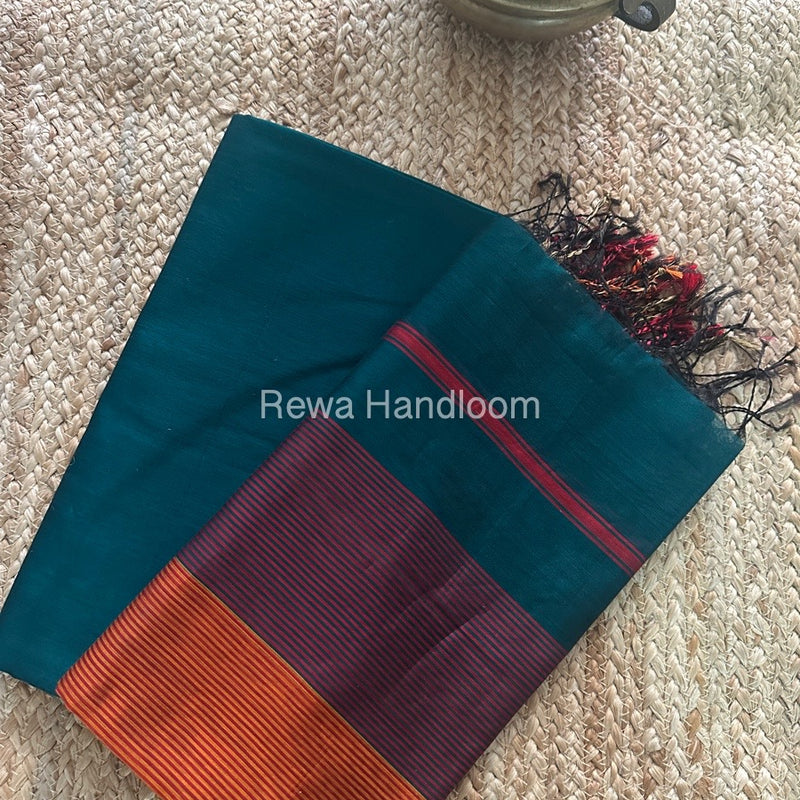 Maheshwari Rama Green Multicolour Dress Material RTP064