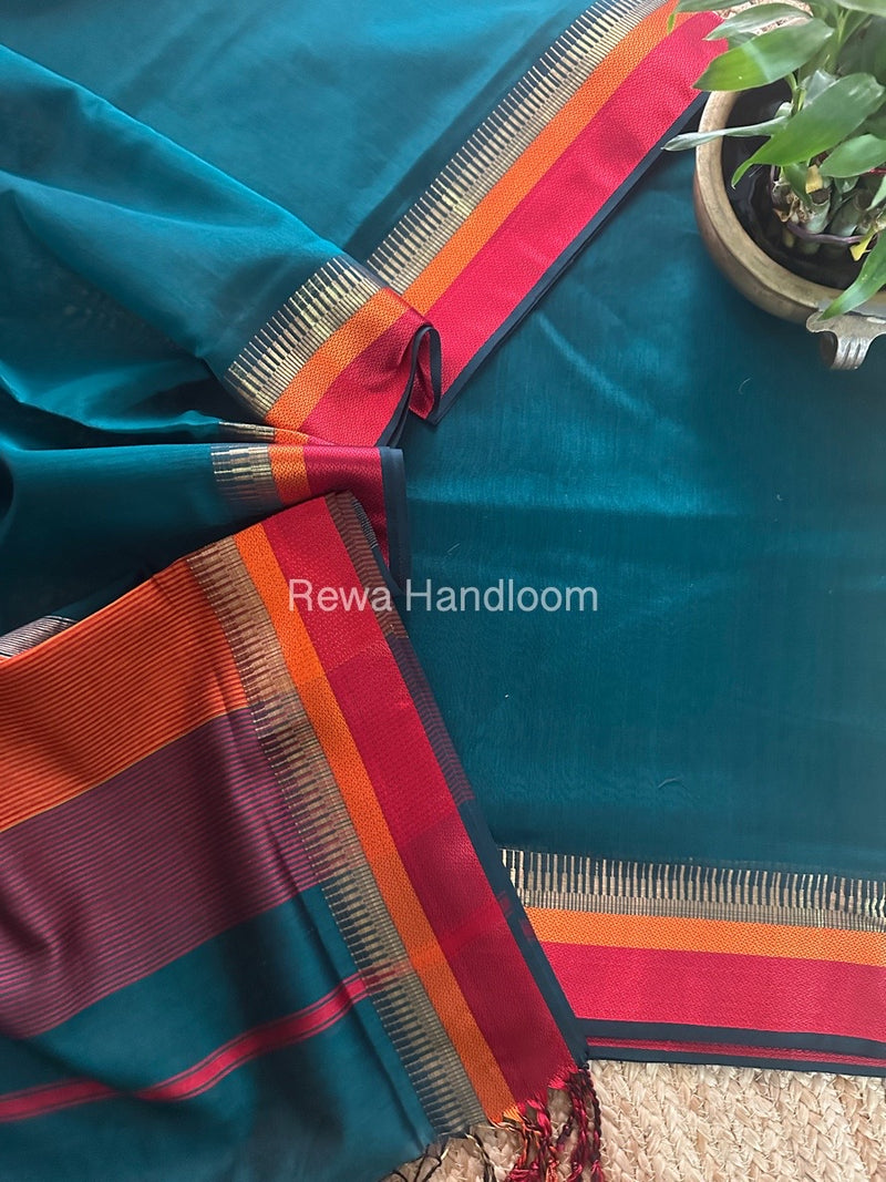 Maheshwari Multicolour Dress Material