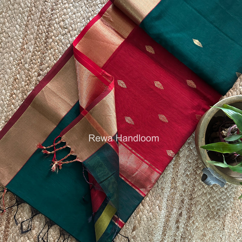 Maheshwari Flower Butti Saree