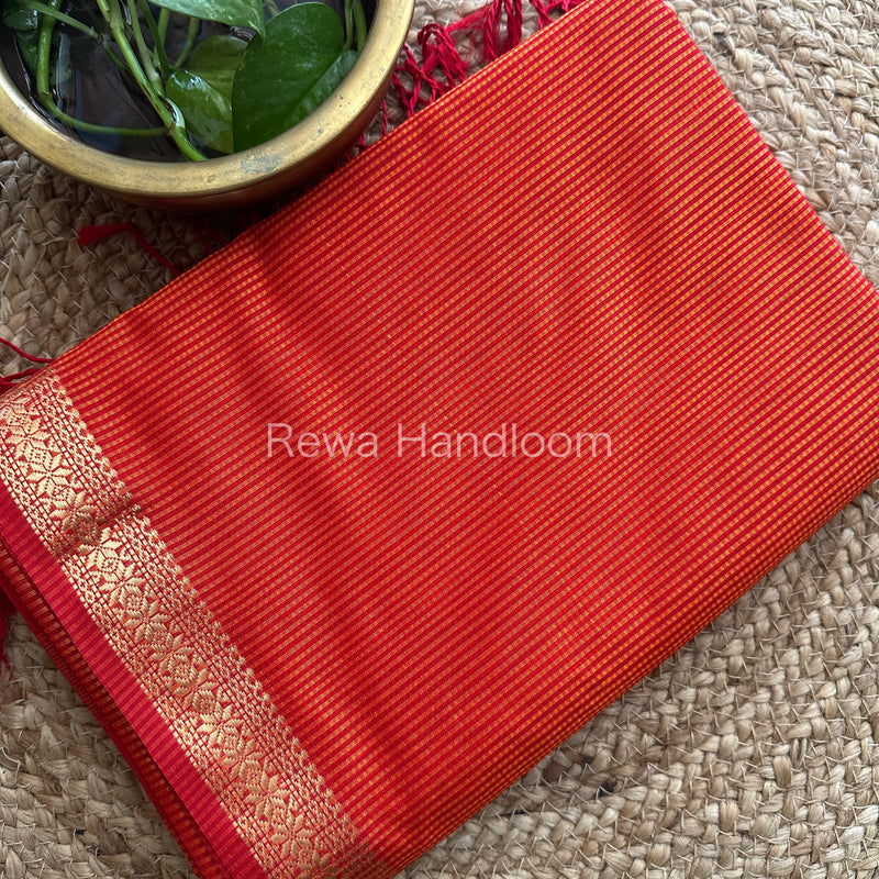 Maheshwari Garbha Reshami Silk Saree