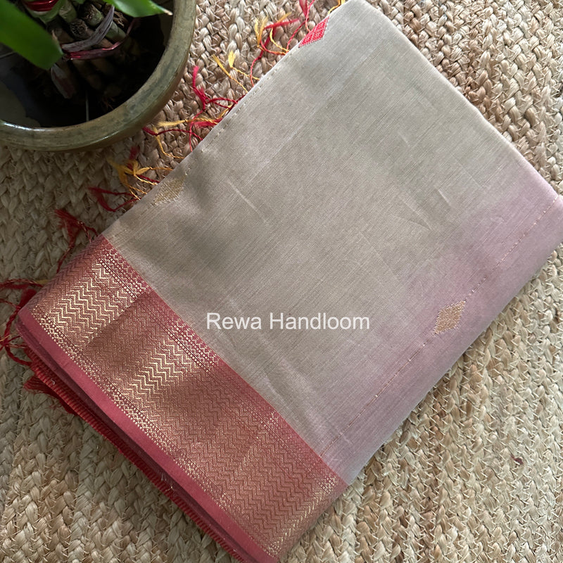 Maheshwari Beige Shaded Butti Saree SBBS040