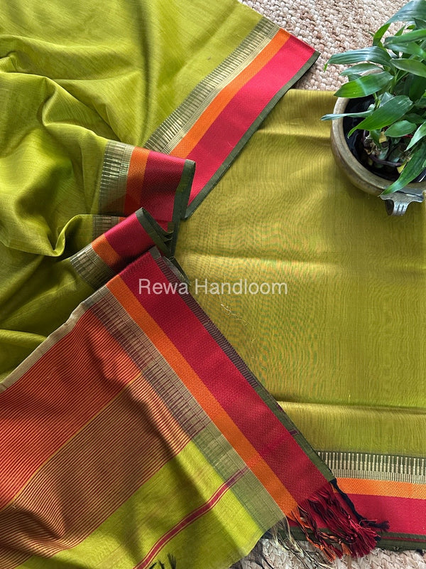 Maheshwari Multicolour Dress Material