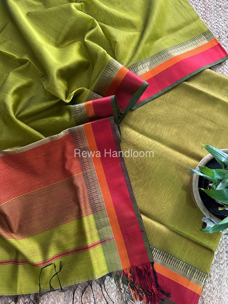 Maheshwari Multicolour Dress Material