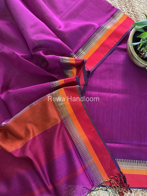 Maheshwari Multicolour Dress Material 