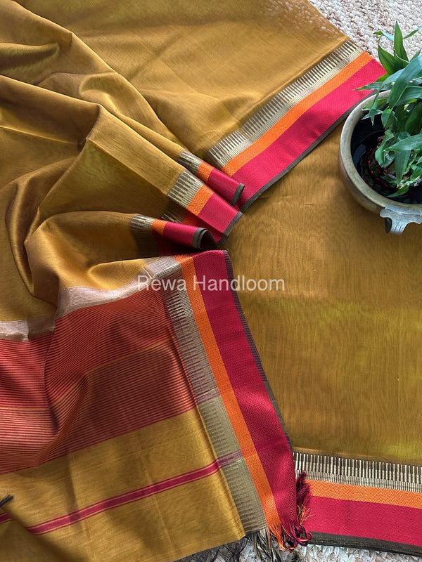 Maheshwari Multicolour Dress Material