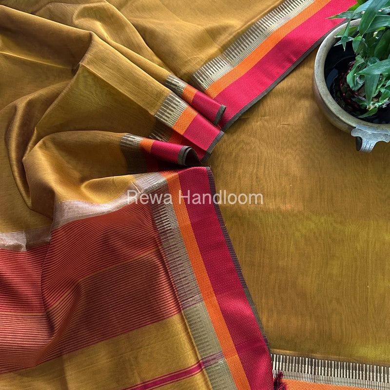 Maheshwari Multicolour Dress Material
