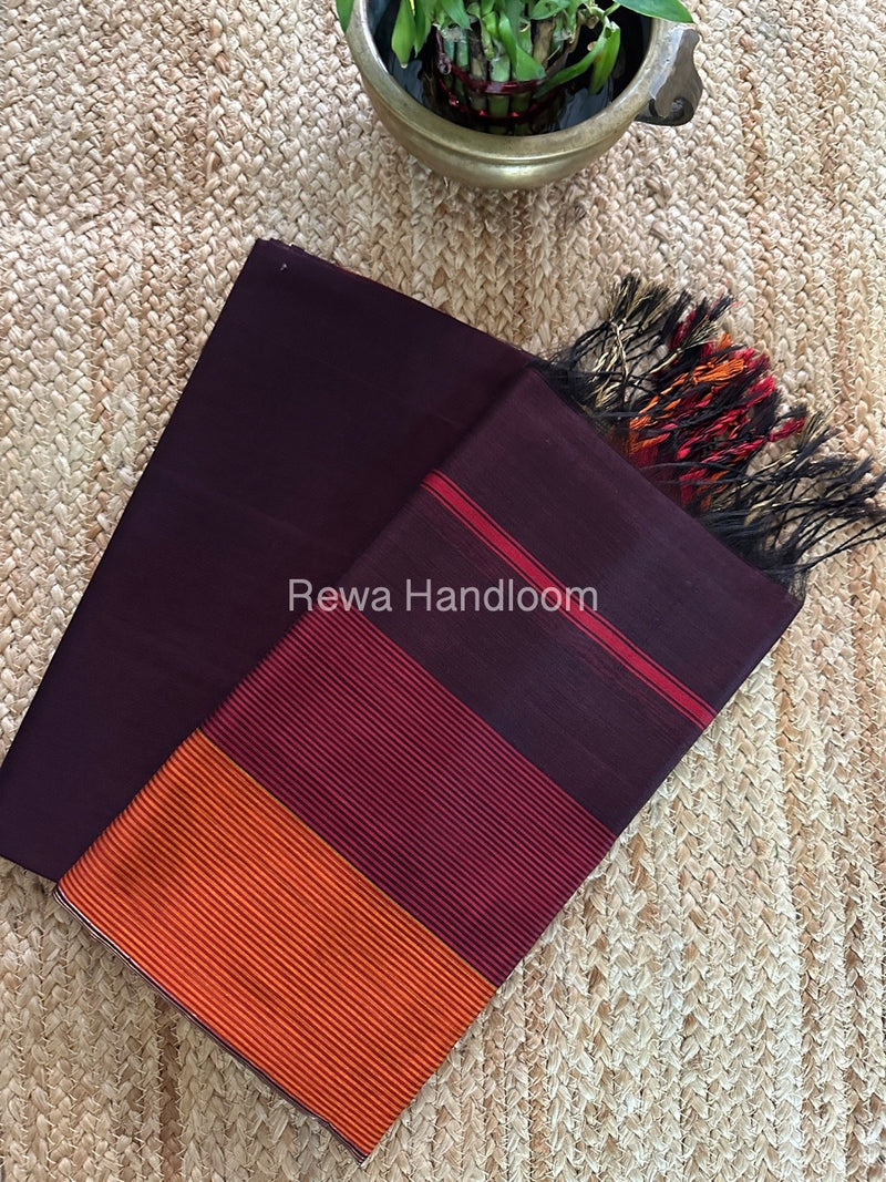 Maheshwari Wine Multicolour Dress Material RTP060