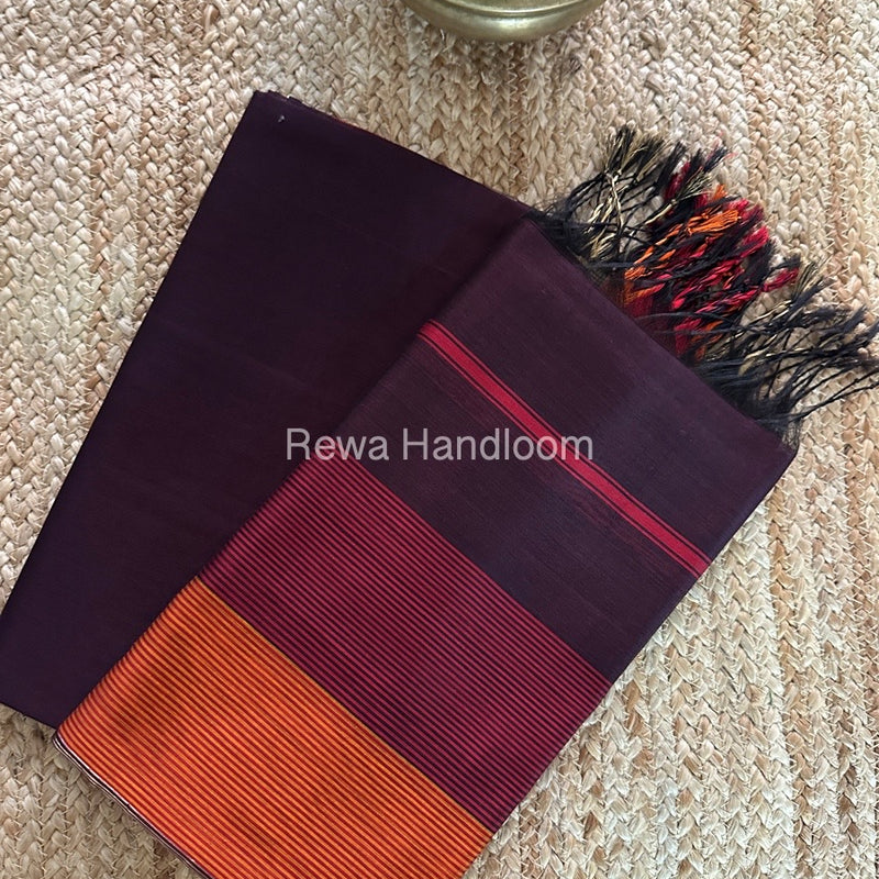 Maheshwari Wine Multicolour Dress Material RTP060