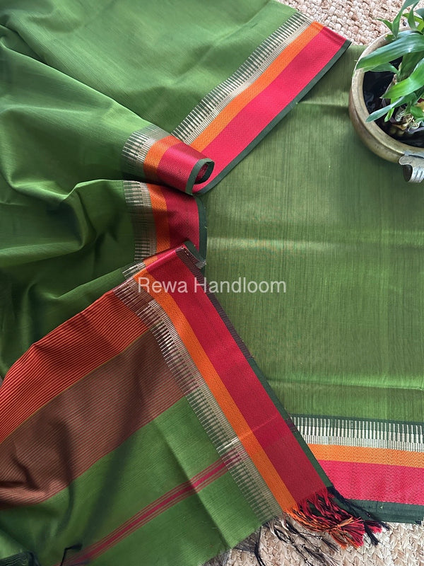 Maheshwari Multicolour Dress Material