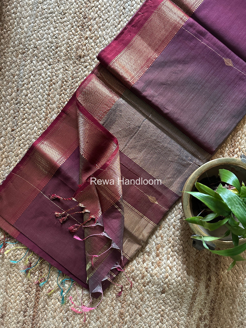 Maheshwari Shaded Butti Saree
