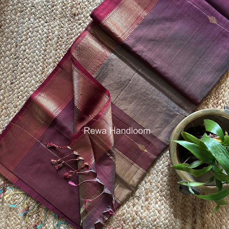 Maheshwari Shaded Butti Saree
