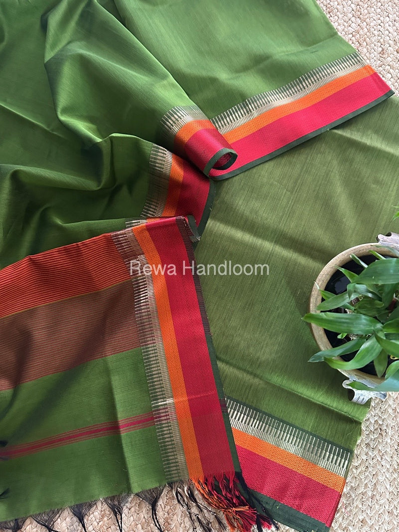 Maheshwari Multicolour Dress Material