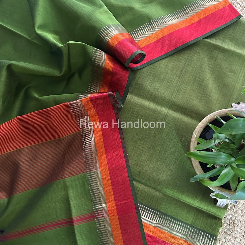 Maheshwari Multicolour Dress Material