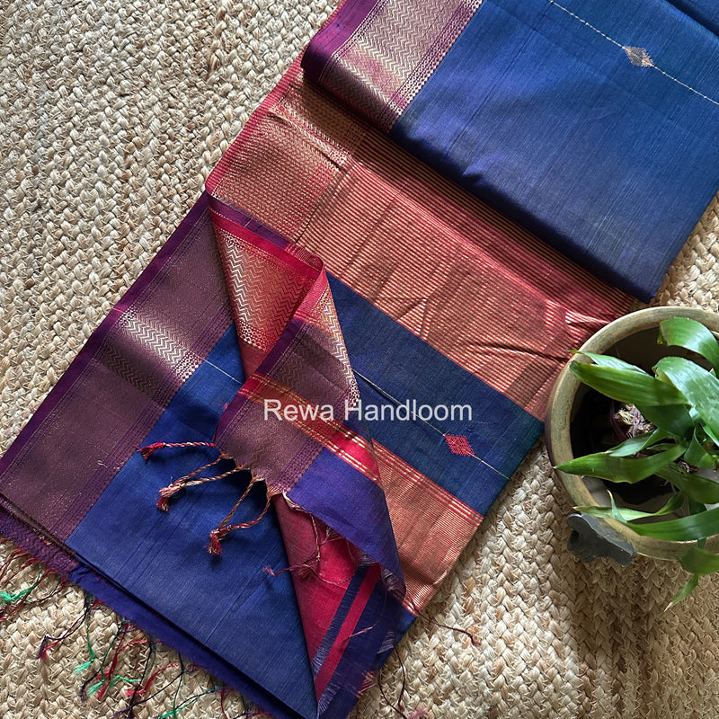 Maheshwari Shaded Butti Saree