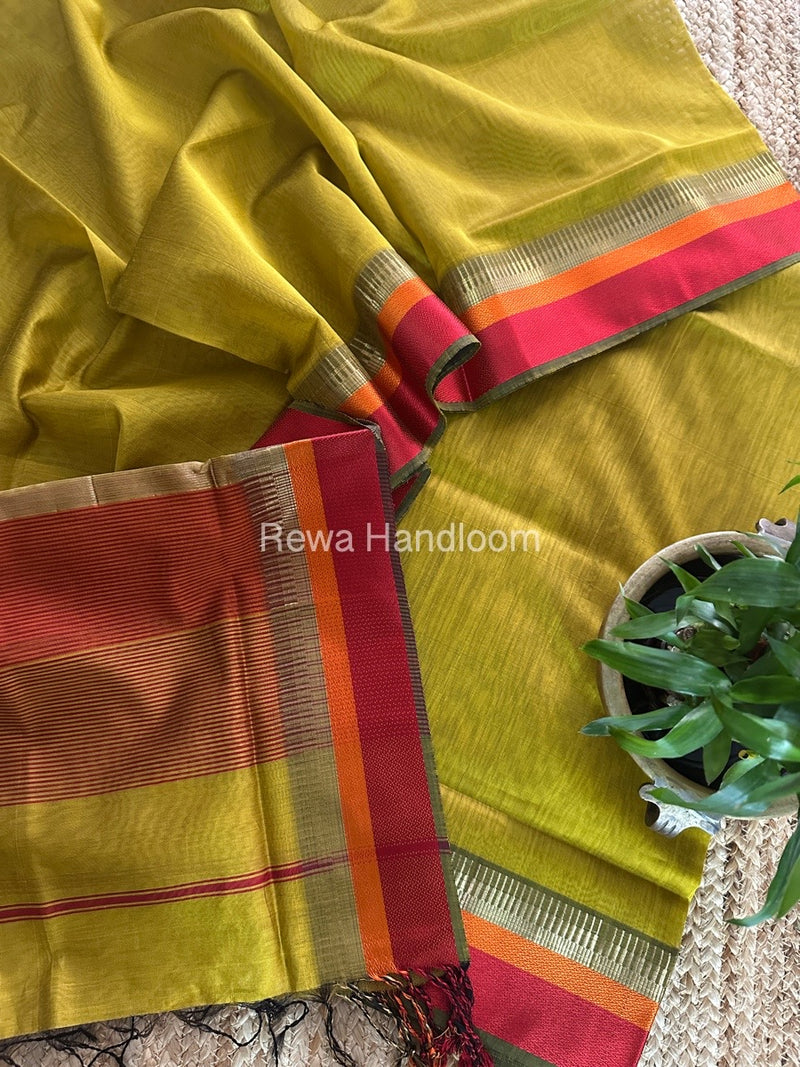 Maheshwari Multicolour Dress Material