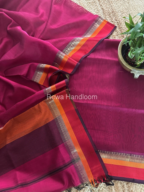 Maheshwari Multicolour Dress Material