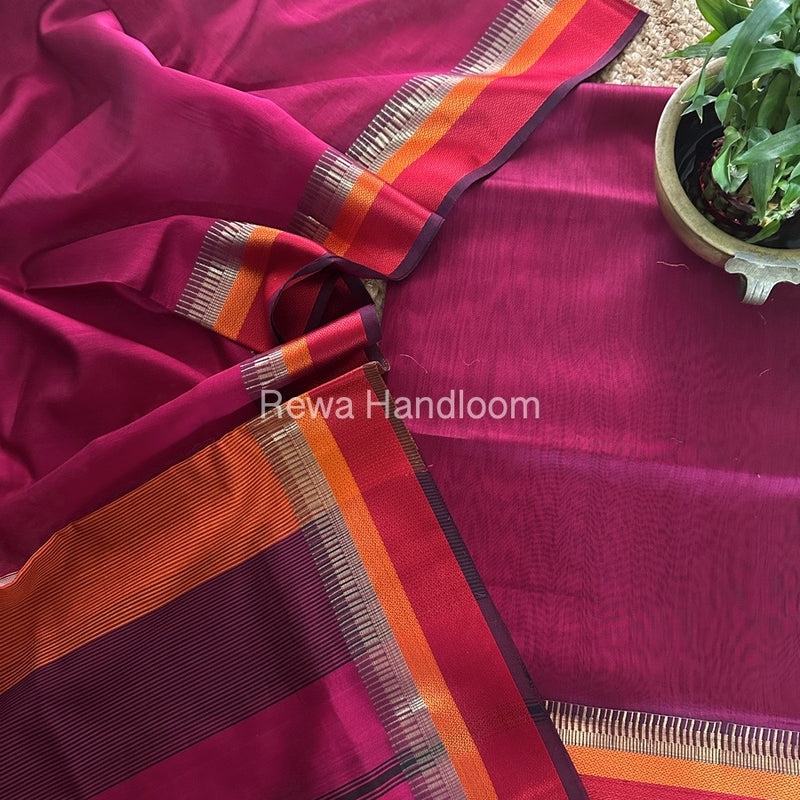 Maheshwari Multicolour Dress Material