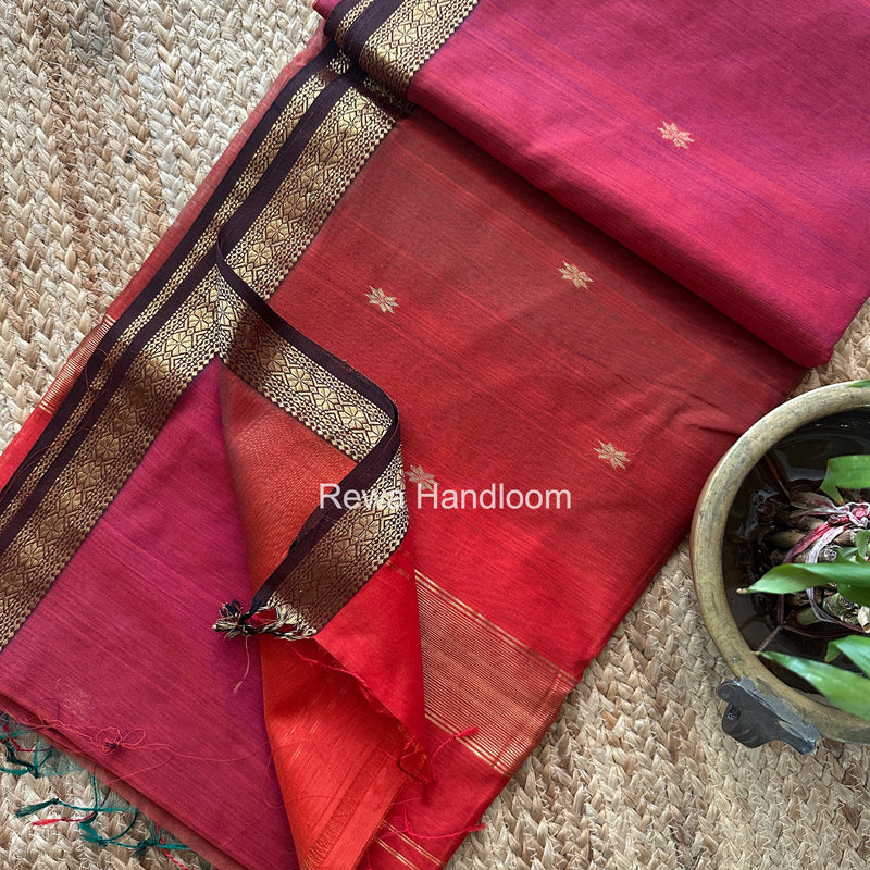 Maheshwari Aami Butti Saree