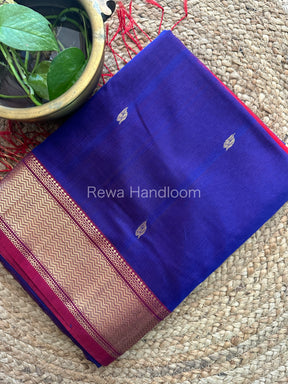  Butta Pallu Zari Border Saree ~ Maheshwari Saree