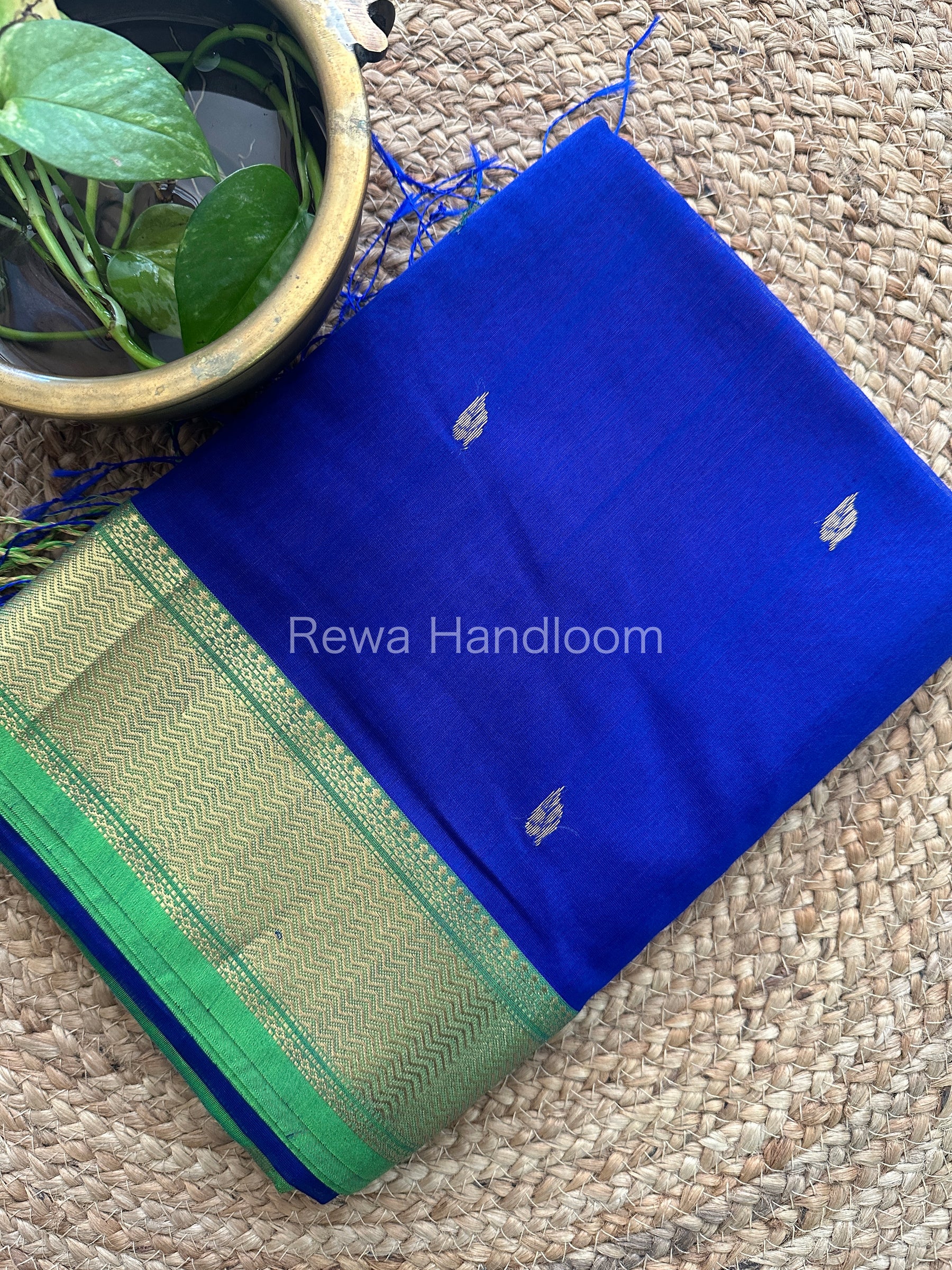  Butta Pallu Zari Border Saree ~ Maheshwari Saree