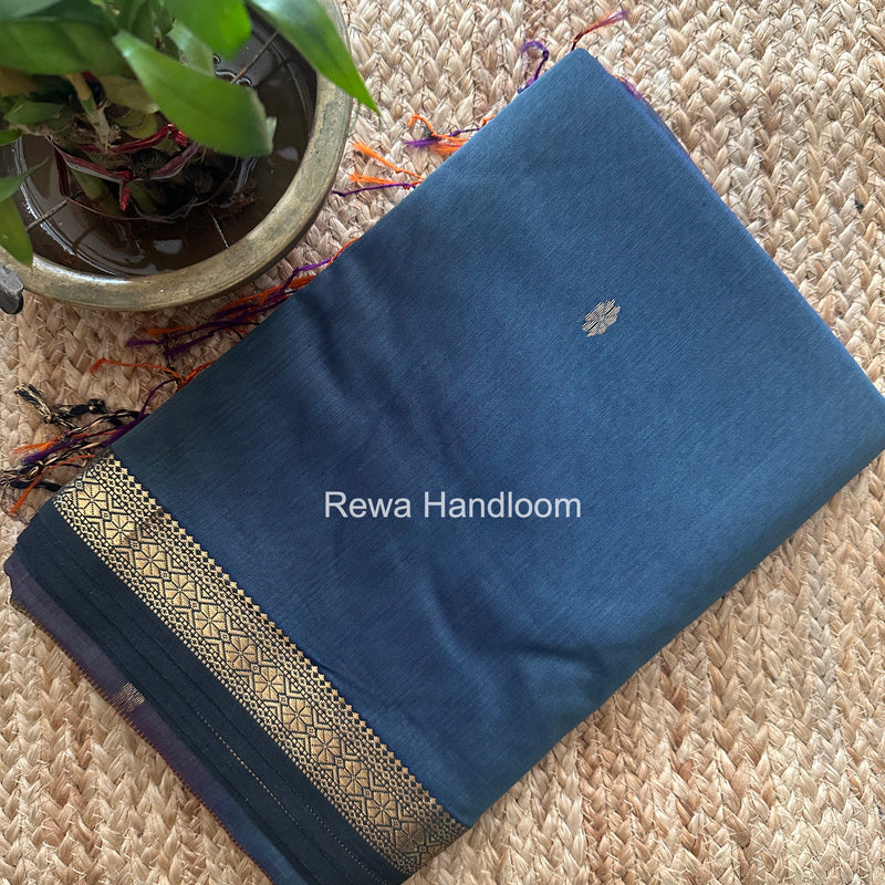 Maheshwari Gray Aami Butti Saree SBT00106