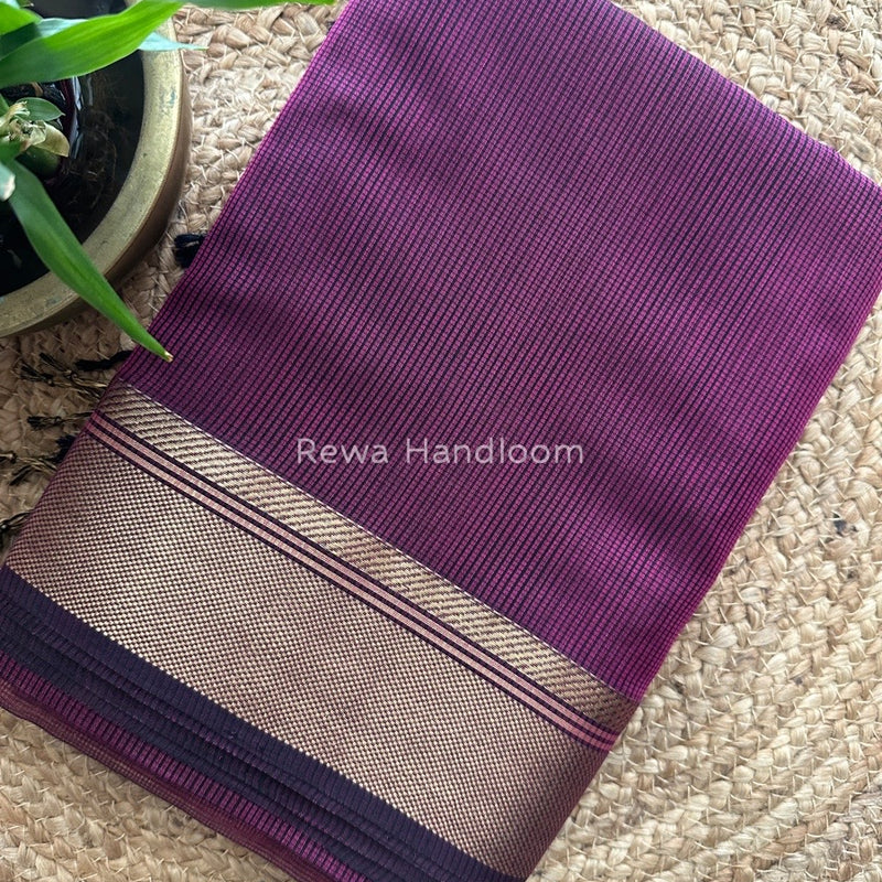 Exclusive Maheswari Self Checks Saree