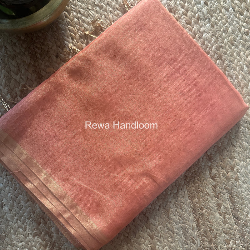 Maheshwari Pich Tissue Saree TS047