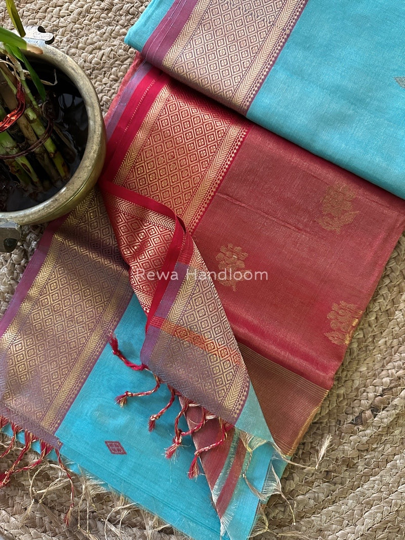 Maheshwari Tissue Silk Saree