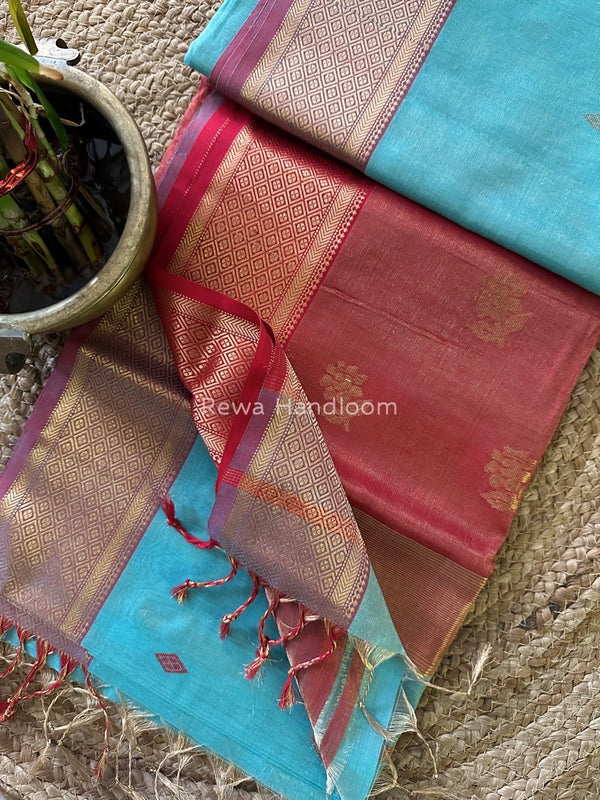 Maheshwari Tissue Silk Saree
