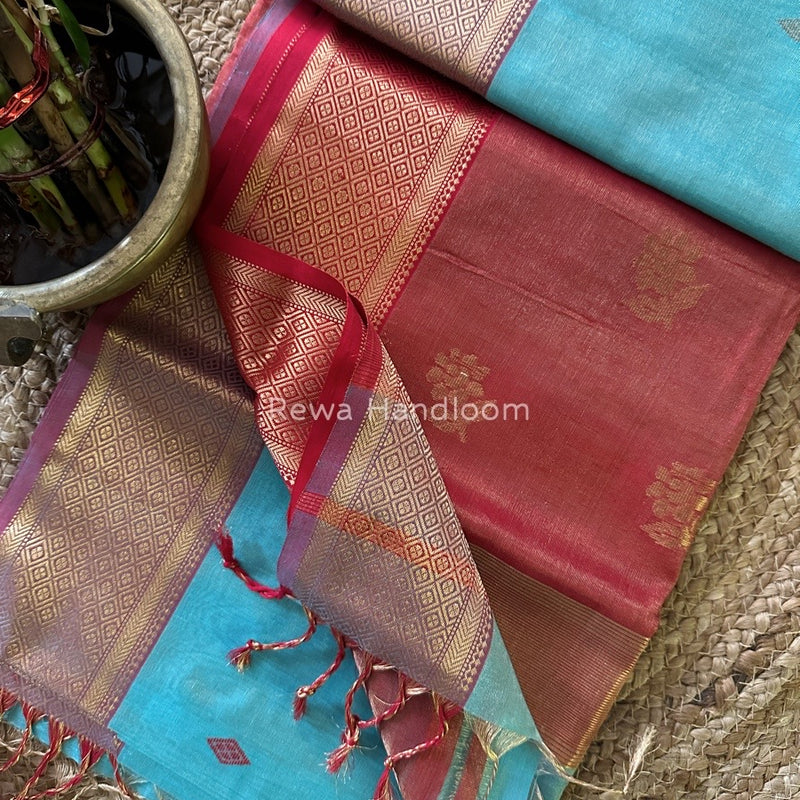 Maheshwari Tissue Silk Saree